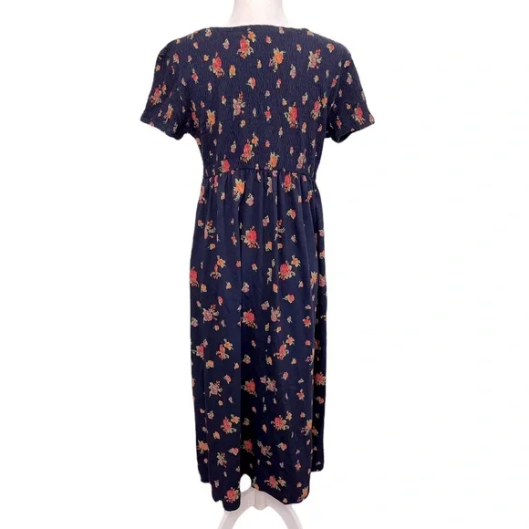 Vintage 90s Liz Sport Floral Maxi Dress - Picture 9 of 10